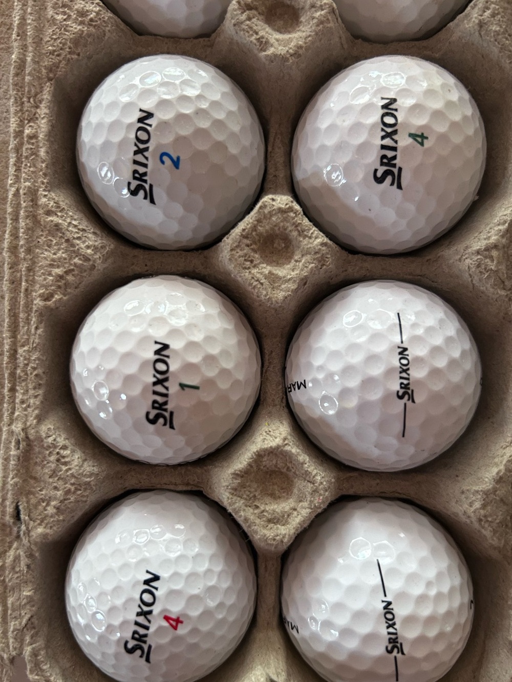 Srixon Used Golf Balls - 2 dozen total